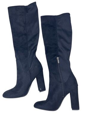 Circus by Sam Edelman Women’s black Suede Tall Block Heel Boots Size 9 NWOT